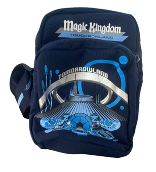 Disney Parks Navy Blue Magic Kingdom Tomorrowland Crossbody Bag New With Tag