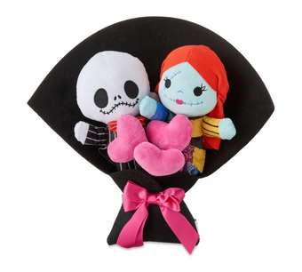 Medium NBC Sally and Jack Plush Bouquet 13" Valentine's Day by Ruz New With Tag