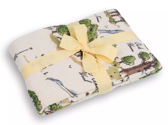 Disney Parks Winnie the Pooh and Pals Throw Blanket New with Tag
