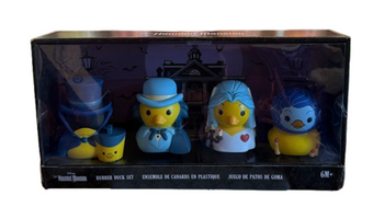 Disney Parks The Haunted Mansion Hatbox Ghost Madame Leota Rubber Duck Set New