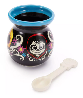 Disney Parks Coco Sugar Skulls Mug with Spoon New With Tag