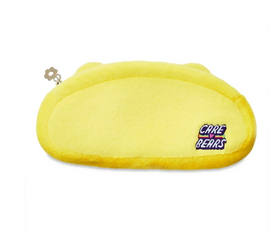 Care Bears Yellow Pencil Case Plush New with Tag