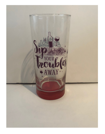Disney 2018 Food Wine Festival Passholder Sip Your Troubles Away Tall Glass New