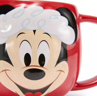 Disney Parks Santa Mickey Mouse The Merriest Place on Earth Coffee Mug New W Tag