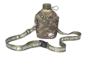 Universal Studios Jurassic Park Camo Canteen Bottle New With Tag