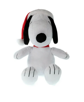 Peanuts Snoopy Santa Christmas Plush with Lights New with Tag