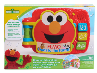 Sesame Street Elmo's Lots to Learn Book Toy New With Tag