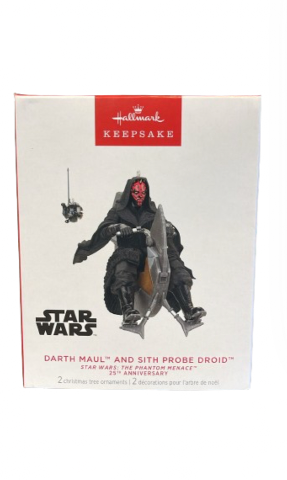 Hallmark 2024 Keepsake Star Wars 25th Darth Maul Christmas Ornament New with Box