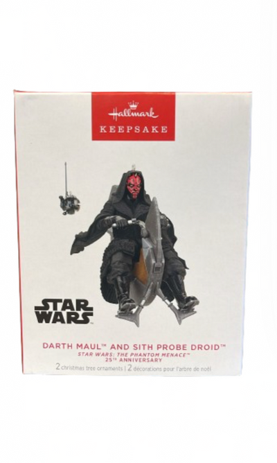 Hallmark 2024 Keepsake Star Wars 25th Darth Maul Christmas Ornament New with Box