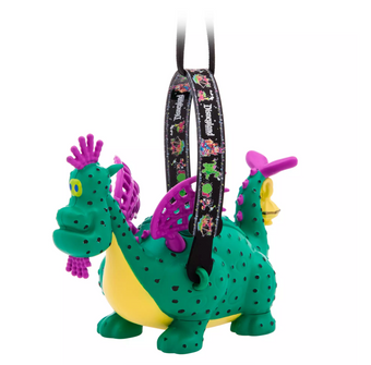 Disney Parks Elliot Pete's Dragon Light-Up Popcorn Bucket Christmas Ornament New