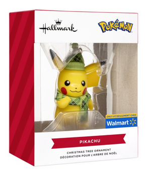 Hallmark Pokemon Seasonal Pikachu Christmas Ornament