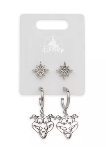 Disney Parks Epcot Figment Earrings Set Silver New With Tag