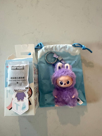 Pop Mart Labubu The Monsters Pin for Love Letter T Plush Keychain USA New