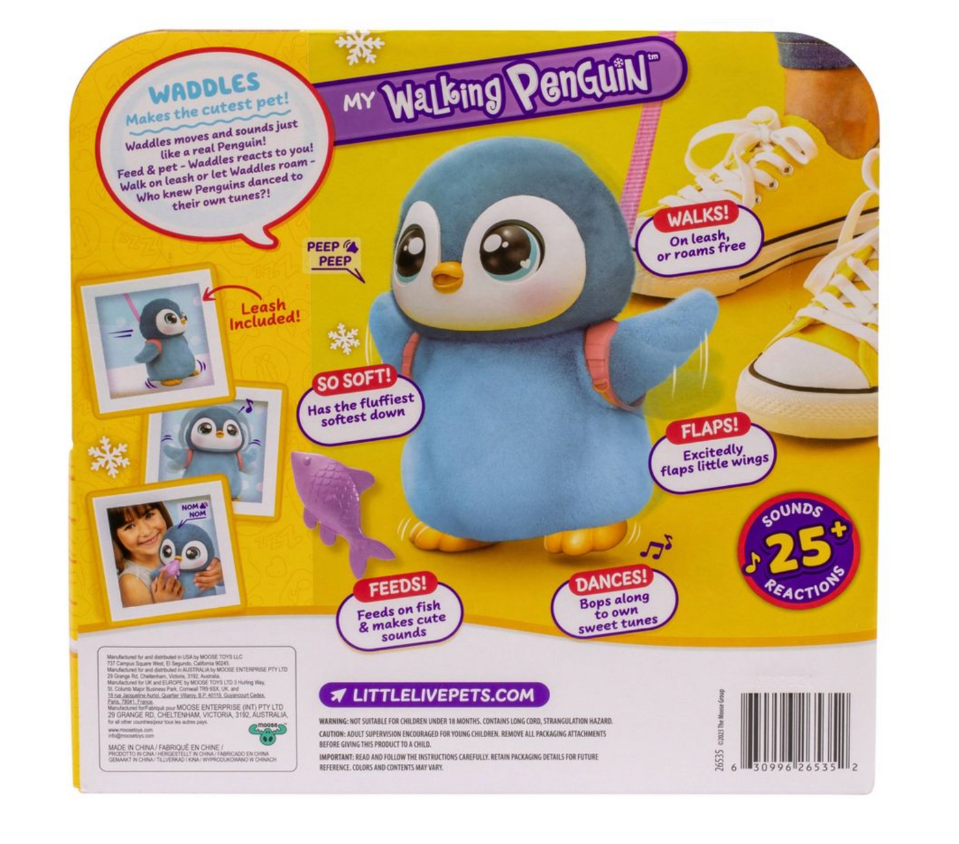 Little Live Pets My Walking Penguin - Waddles Toy New With Box