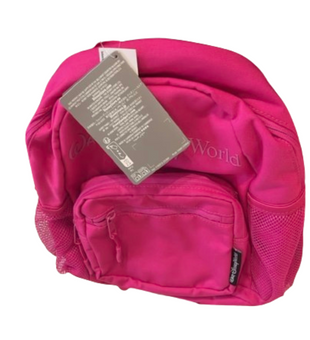 Disney Parks Walt Disney World Logo Mania Backpack Bag Pink New With Tag