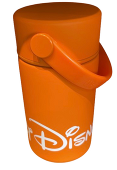Disney Parks Walt Disney World Logo Mania Orange Bottle Water Small New With Tag