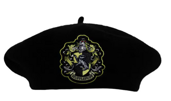Universal Studios Harry Potter Hufflepuff Crest Beret New With Tag