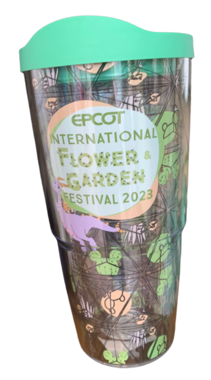 Disney EPCOT Flower and Garden 2023 Figment Tumbler New with Tag