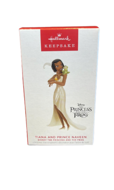 Hallmark 2023 Keepsake Disney Tiana and Prince Naveen Christmas Ornament New