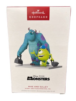 Hallmark Disney Pixar Monsters, Inc. Mike and Sulley Christmas Ornament New