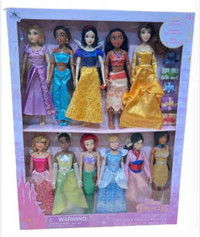 Disney Parks Disney Princess Doll Gift Set of 12 Unbox Surprises New With Box
