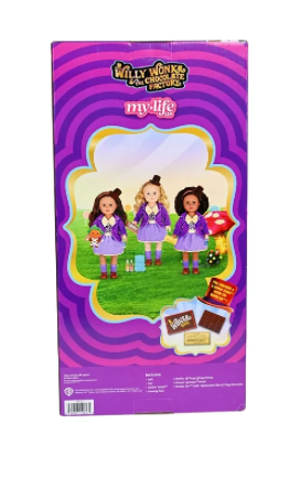 My Life As Willy Wonka Posable 18in Doll, Brunette Hair, Dark Brown Eyes New Box