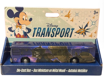 Disney Parks Guardians Of The Galaxy Die Cast Bus Miniature Metallic Transport
