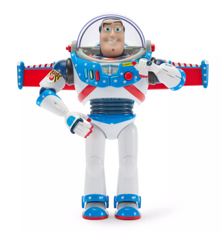 Disney Buzz Lightyear Talking Action Figure Toy Story 250th Independence Day New