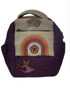 Disney Parks Epcot Festival of Arts 2024 Figment Lug Backpack Bag New with Tag