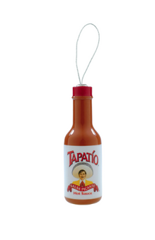 Tapatio Hot Sauce Bottle Christmas Tree Ornament New With Tag