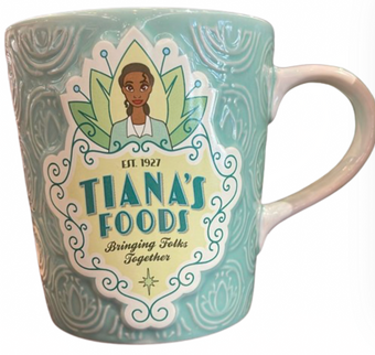 Disney Parks Tiana 's Foods Bringing Folks Together Coffee Mug New W Tag