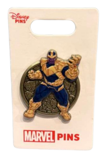 Disney Parks Marvel Thanos Profile Pin New with Card