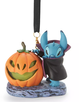 Disney Parks Halloween 2024 Stitch Light-Up Christmas Ornament New With Tag