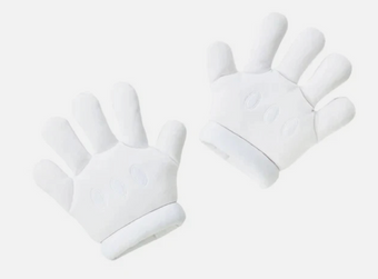 Universal Studios Super Nintendo World Mario Gloves Plush New With Tag