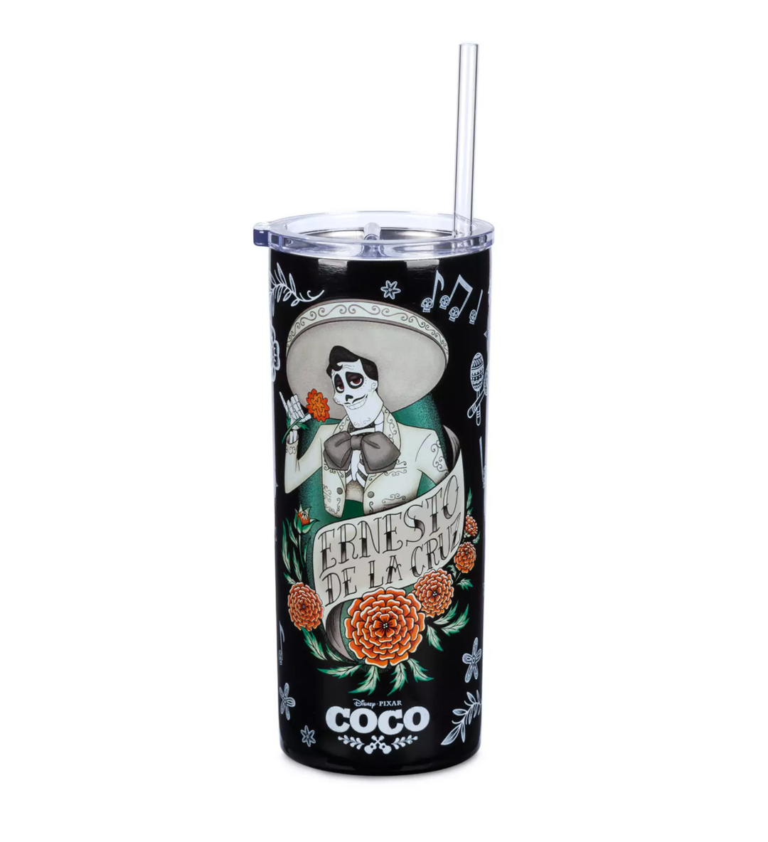 coco.です₊⁎⁺˳✧༚ Disney Parks Pixar Coco Ernesto De La Cruz Tumbler with Straw New
