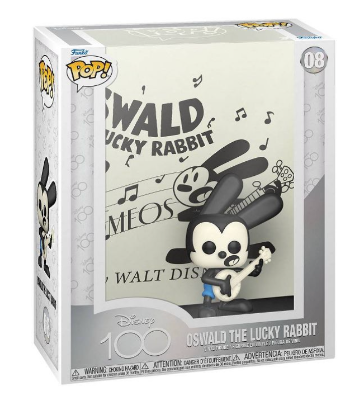 Funko Pop! Disney Art Cover: D100 Oswald the Lucky Rabbit Exclusive New With Box