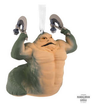 Hallmark Disney Star Wars Grogu Rotta the Hutt Christmas Ornament New with Box