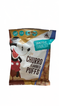 Disney Parks Snack with Characters Mickey Churro Flavored Puffs 1oz New