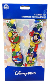 Disney Parks Mickey & Friends Balloons Pin Trading Starter Set New With Tag