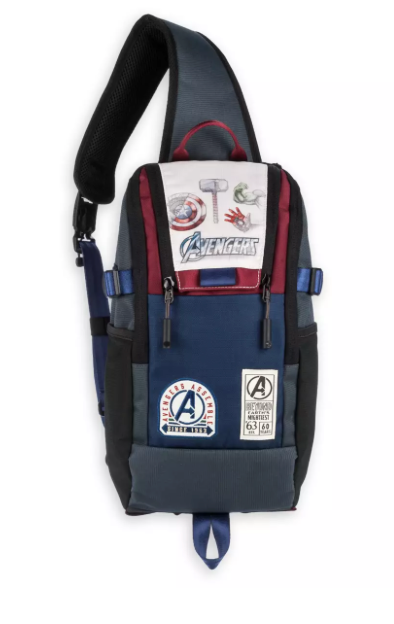 Disney Parks Marvel Avengers Sling Bag Heroes & Villains 60th Bag New With Tag