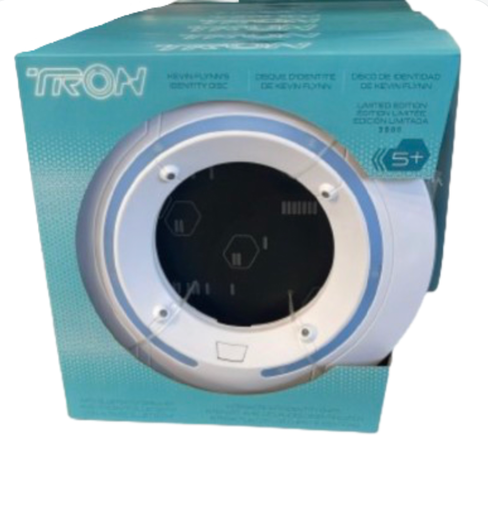 Disney Parks Tron Kevin Flynn's Identity Disc with Bluetooth Speaker Limited New
