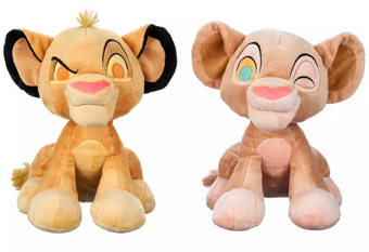Disney Parks Simba and Nala Small Plush Set The Lion King 30th New With Tag