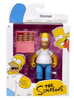 The Simpsons Homer 5" Action Figure New With Tag