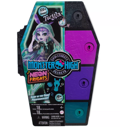 Mattel Monster High Skulltimate Secrets Neon Frights Twyla Fashion Doll New