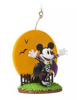 Disney Parks Halloween 2024 Mickey Mouse Sketchbook Christmas Ornament New Tag