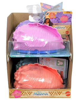 Disney Moana Shell Reveal Small Doll or Figures, Moldable Sand Toy New w Tag