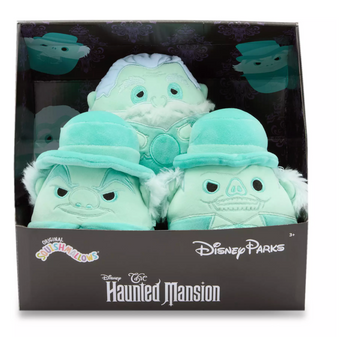 Disney Parks Hitchhiking Ghosts Squishmallows Plush Set The Haunted Mansion