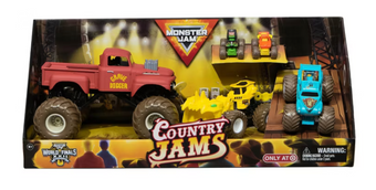 Monster Jam Country Jams 5-PACK Toy New With Box