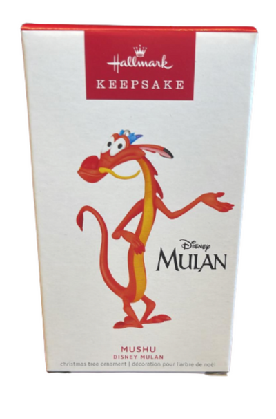 Hallmark 2023 Keepsake Disney Mulan Mushu Christmas Ornament New with Box