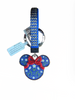 Disney Parks Epcot Germany Minnie Icon Floral Bling Keychain New with Tag